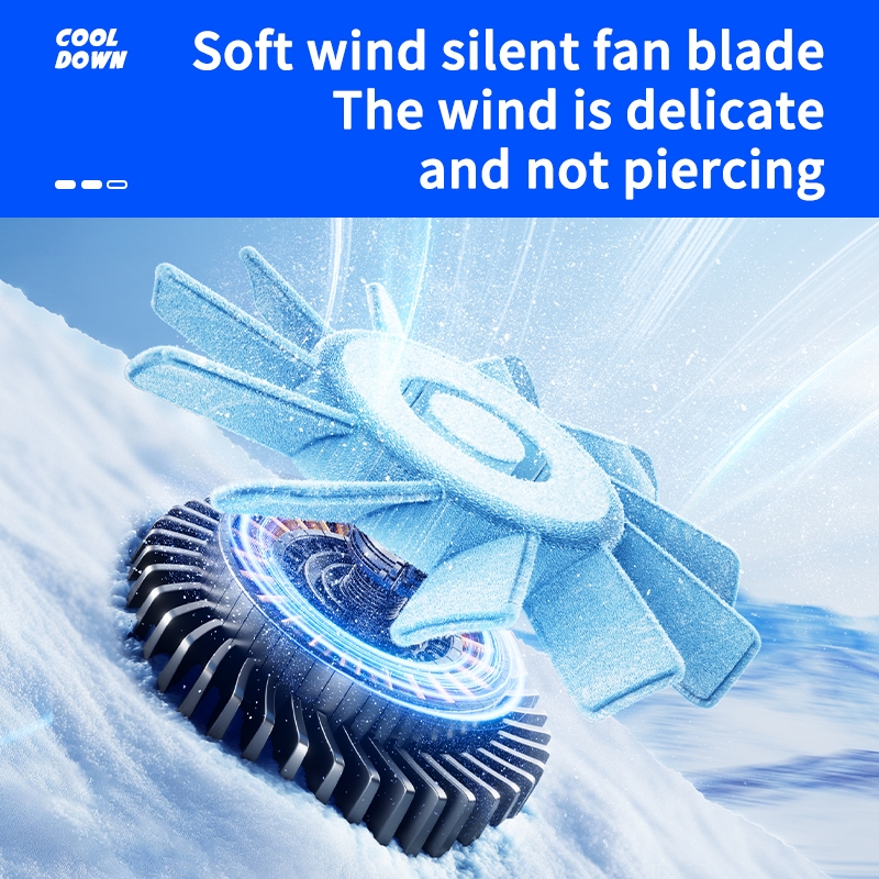 4000mAh Foldable Handheld Fan with Power Bank 2-in-1 USB Rechargeable Portable Mini Fan for Outdoor Emergency Charging