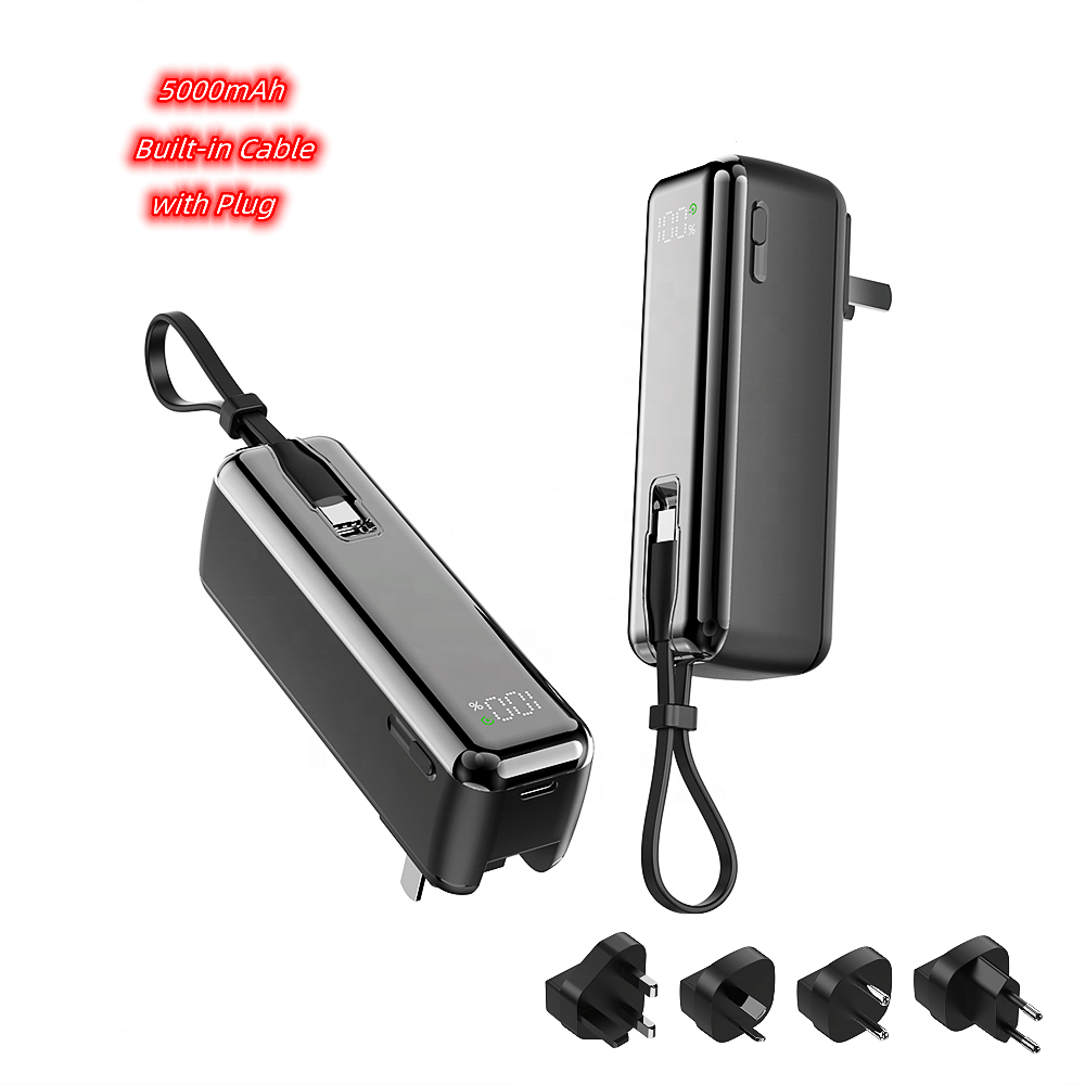 AU US EU UK Wall Charger 3 in 1 Powerpack Universal Travel Power Bank Adapter for Mobile Phones