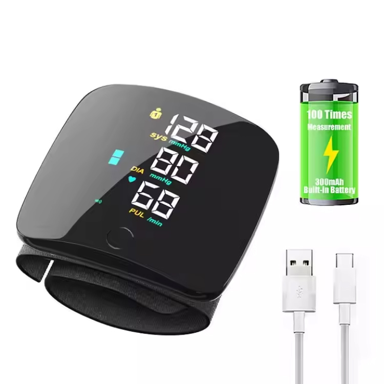 Automatic Wearable Electric Sphygmomanometer Digital BP Wrist Type Blood Pressure Monitor Wireless Wrist Blood Pressure Monitors