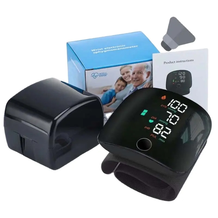 Automatic Wearable Electric Sphygmomanometer Digital BP Wrist Type Blood Pressure Monitor Wireless Wrist Blood Pressure Monitors