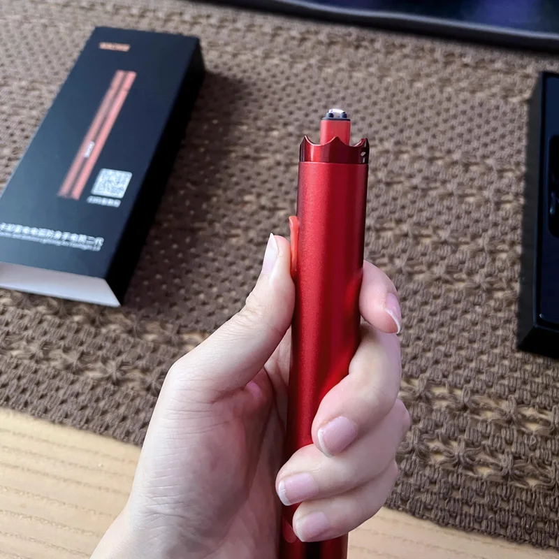 Portable High Voltage Arc Multifunctional Self-Defense Flashlight Electric Arc Flashlight with Alarm and Window Breaker