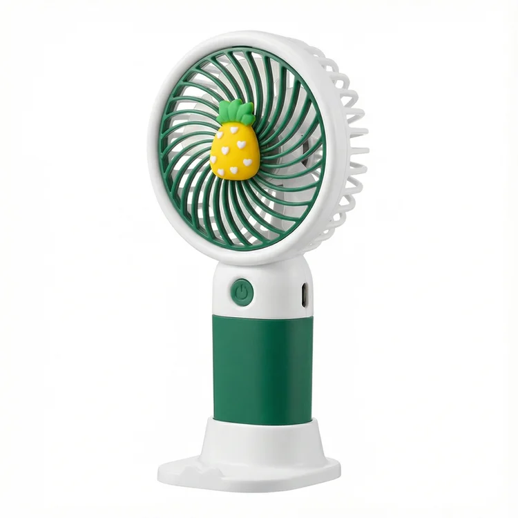 Portable Mini USB Table Fan Handheld Electric Pocket Fan Stand Durable Plastic  Handheld Fan for Office Car Hotel Household Use