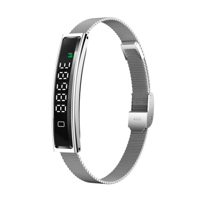 New B3 Smart Watch Swimming Waterproof TFT Screen Silicone Band Heart Rate Blood Oxygen Pressure Sleep Monitoring Bracelet