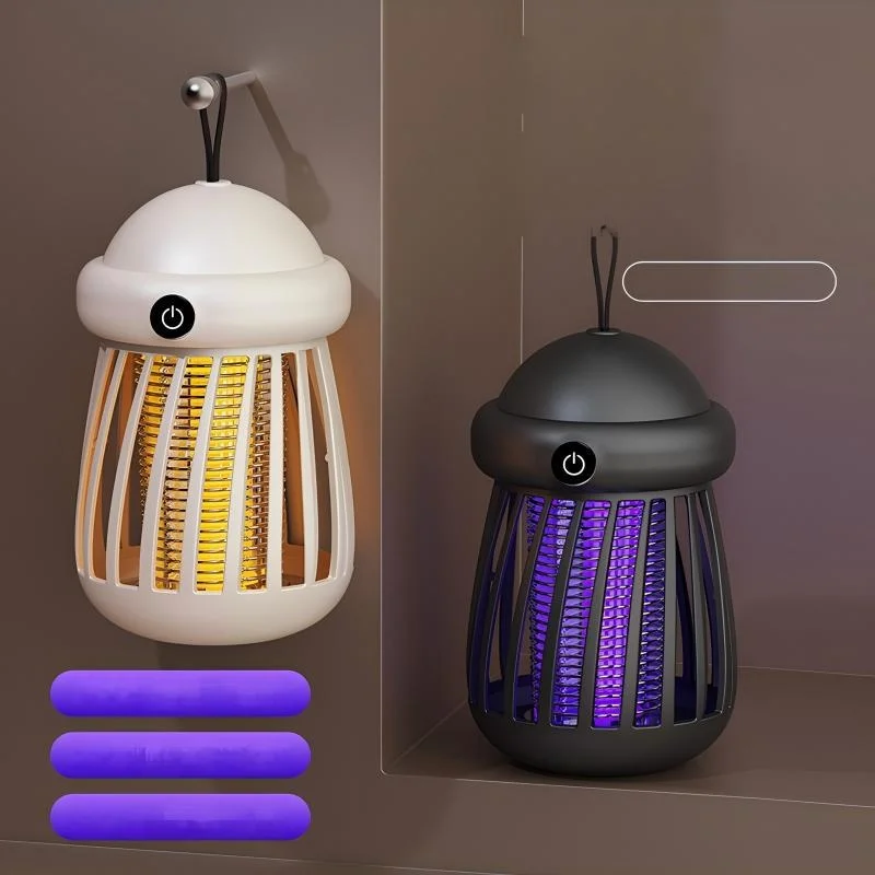 New Smart Electric Shock Mosquito Killer Indoor Charging Bedroom Household Mosquito Repellent Outdoor UV Lamp Timing Atmosphere