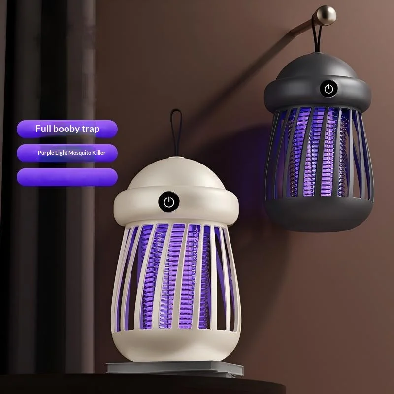 New Smart Electric Shock Mosquito Killer Indoor Charging Bedroom Household Mosquito Repellent Outdoor UV Lamp Timing Atmosphere